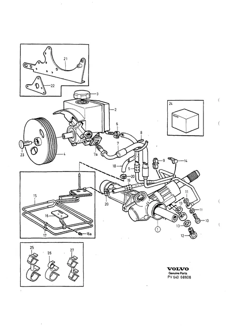 Pump power steering