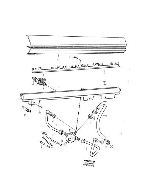 Fuel pressure pipes with fittings