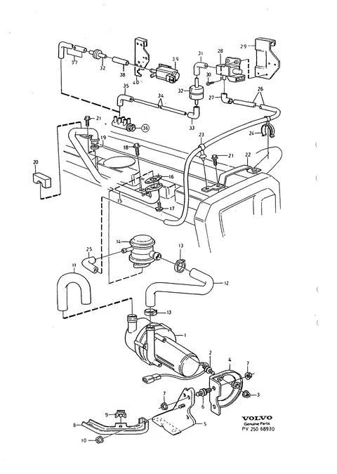 Emission control with air pump