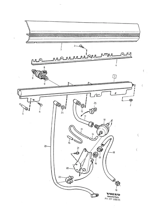 Fuel pressure pipes with fittings