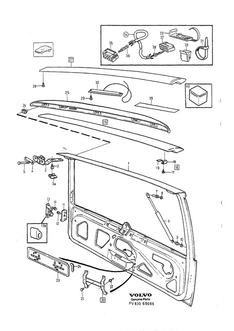 Body frame tailgate spoiler