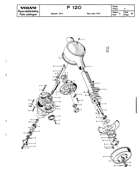 Rear axle, ENV