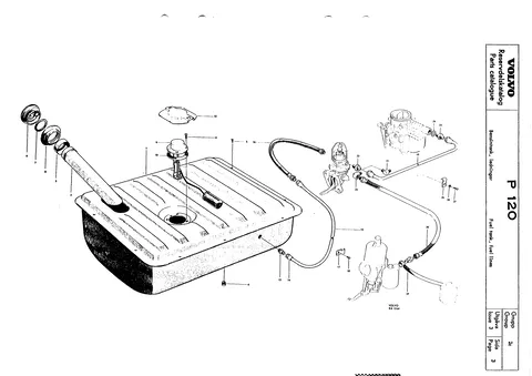 Fuel tank, fuel lines