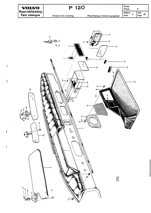 Miscellaneous internal equipment