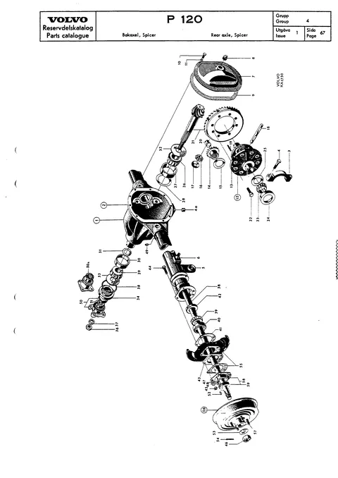 Rear axle, Spicer