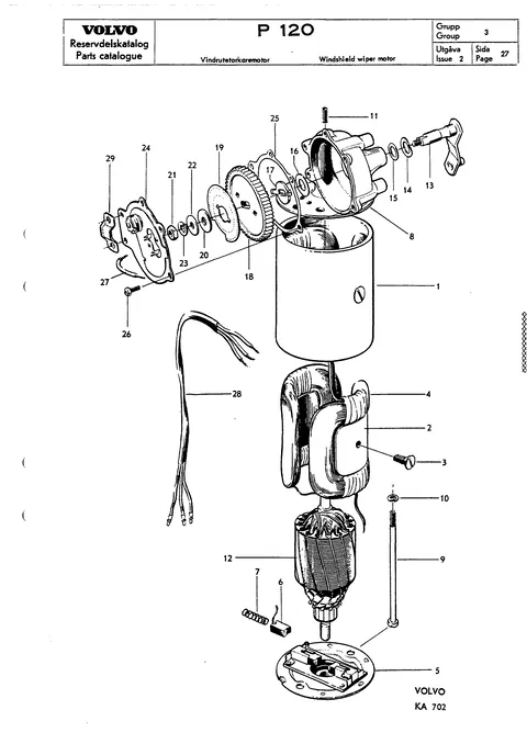 Vindrutetorkaremotor, Auto-Lite