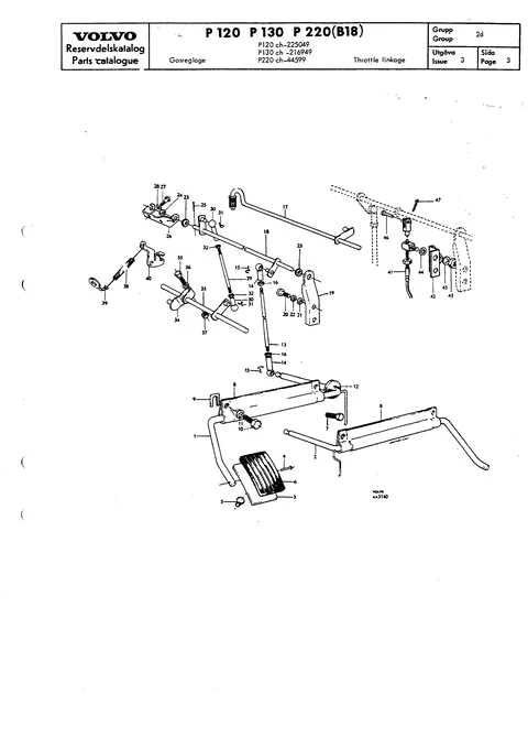 Throttle linkage