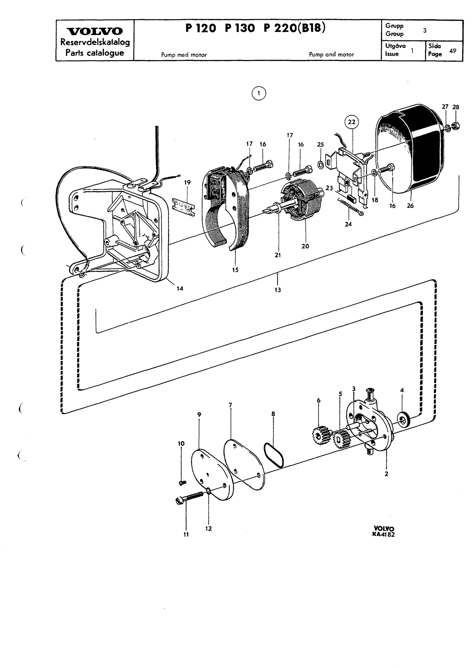 Pump med motor