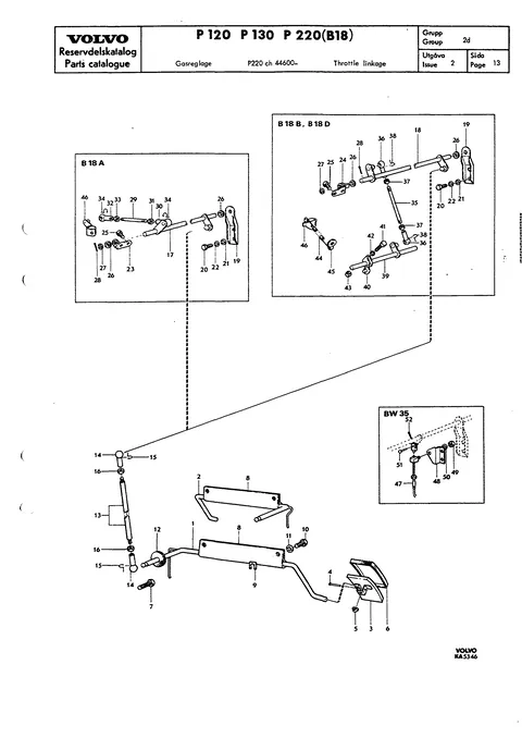 Throttle linkage