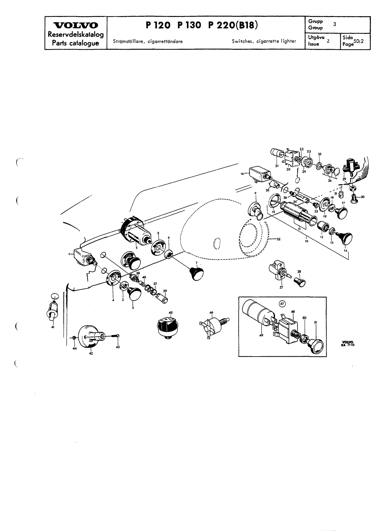Strömställare, cigarrettändare
