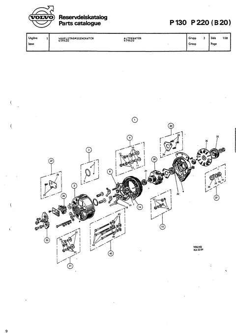 Växelströmsgenerator 419420