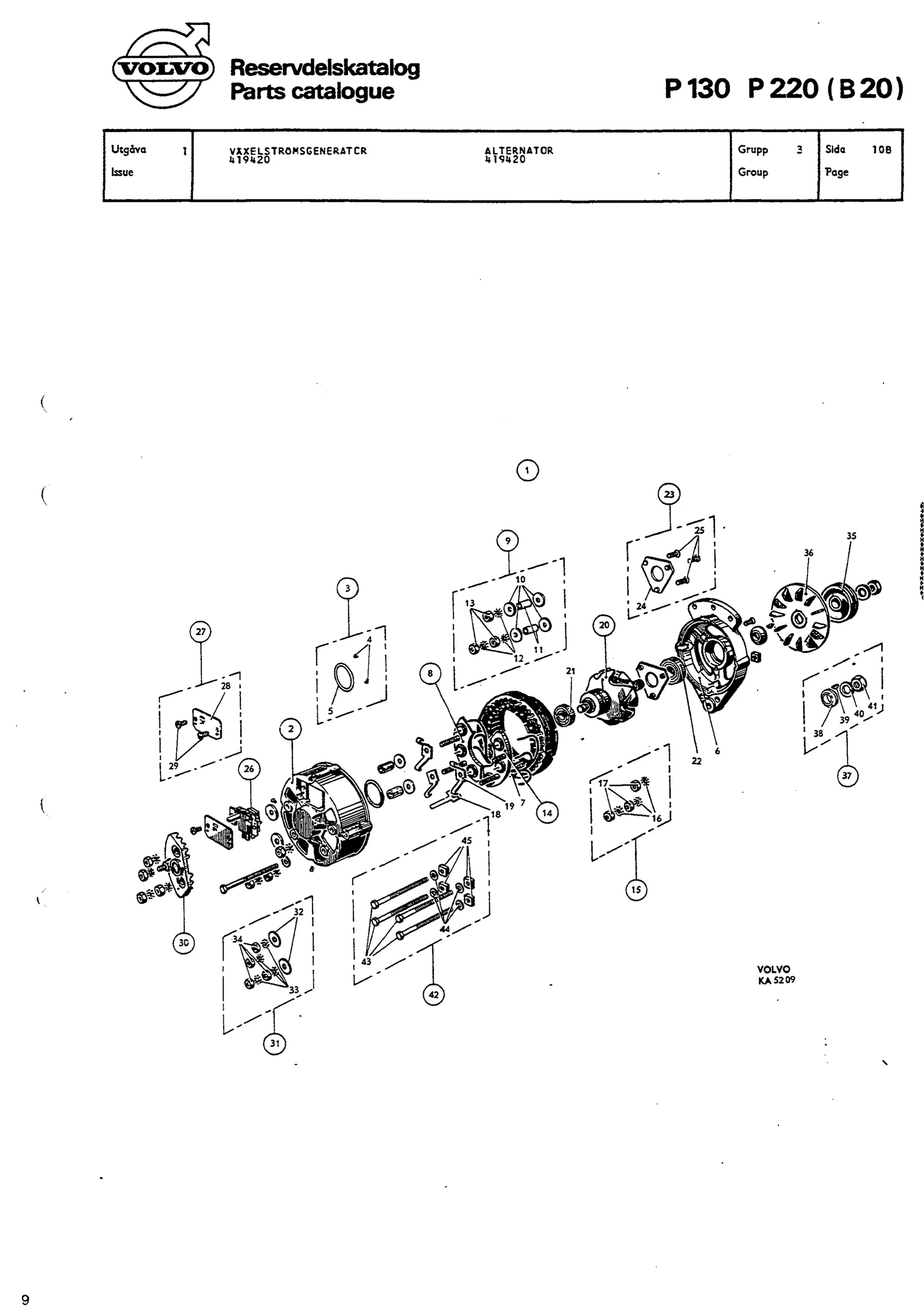 VÄXELSTRÖMSGENERATOR 419420