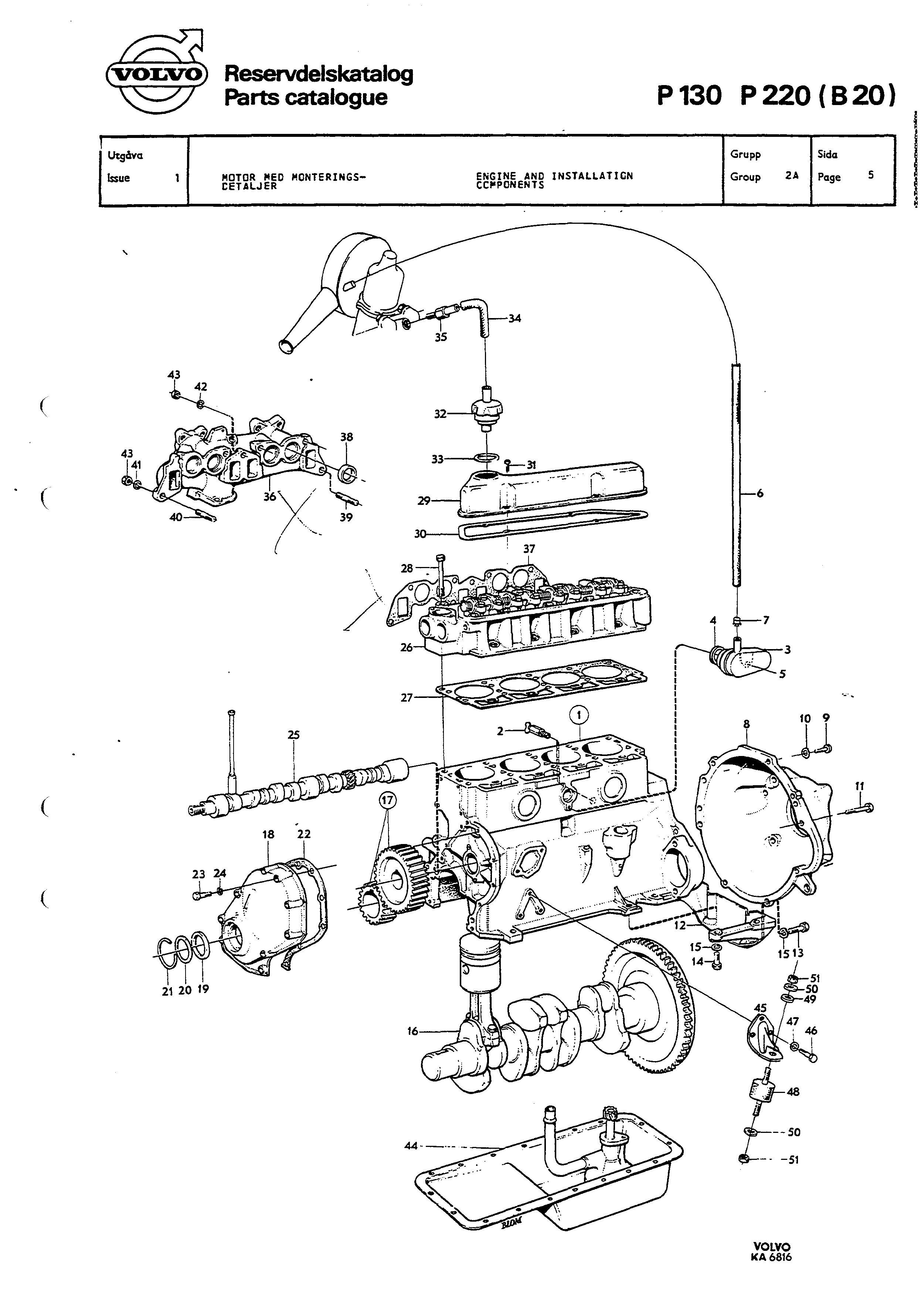 MOTOR MED MONTERINGS-DETALJER