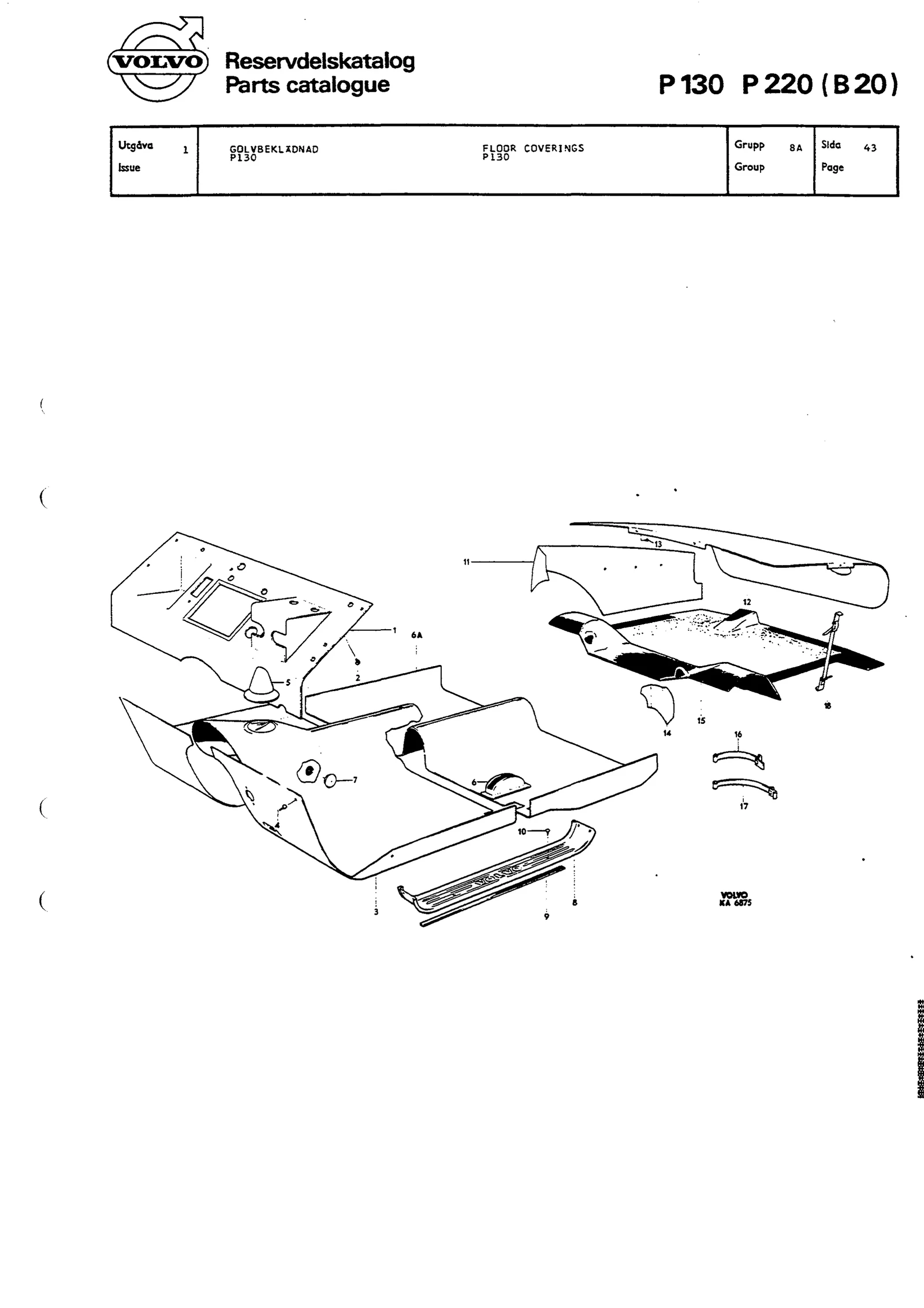 GOLVBEKLÄDNAD P130