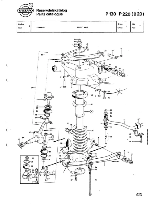 Front axle