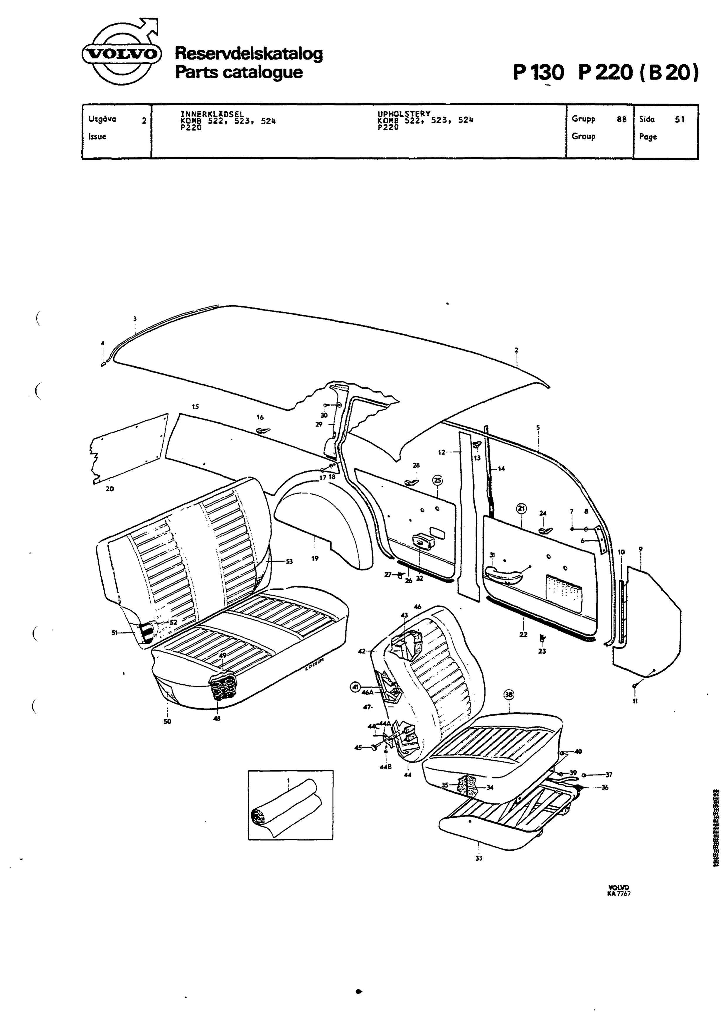 INNERKLÄDSEL KOMB 522, 523, 524 P220
