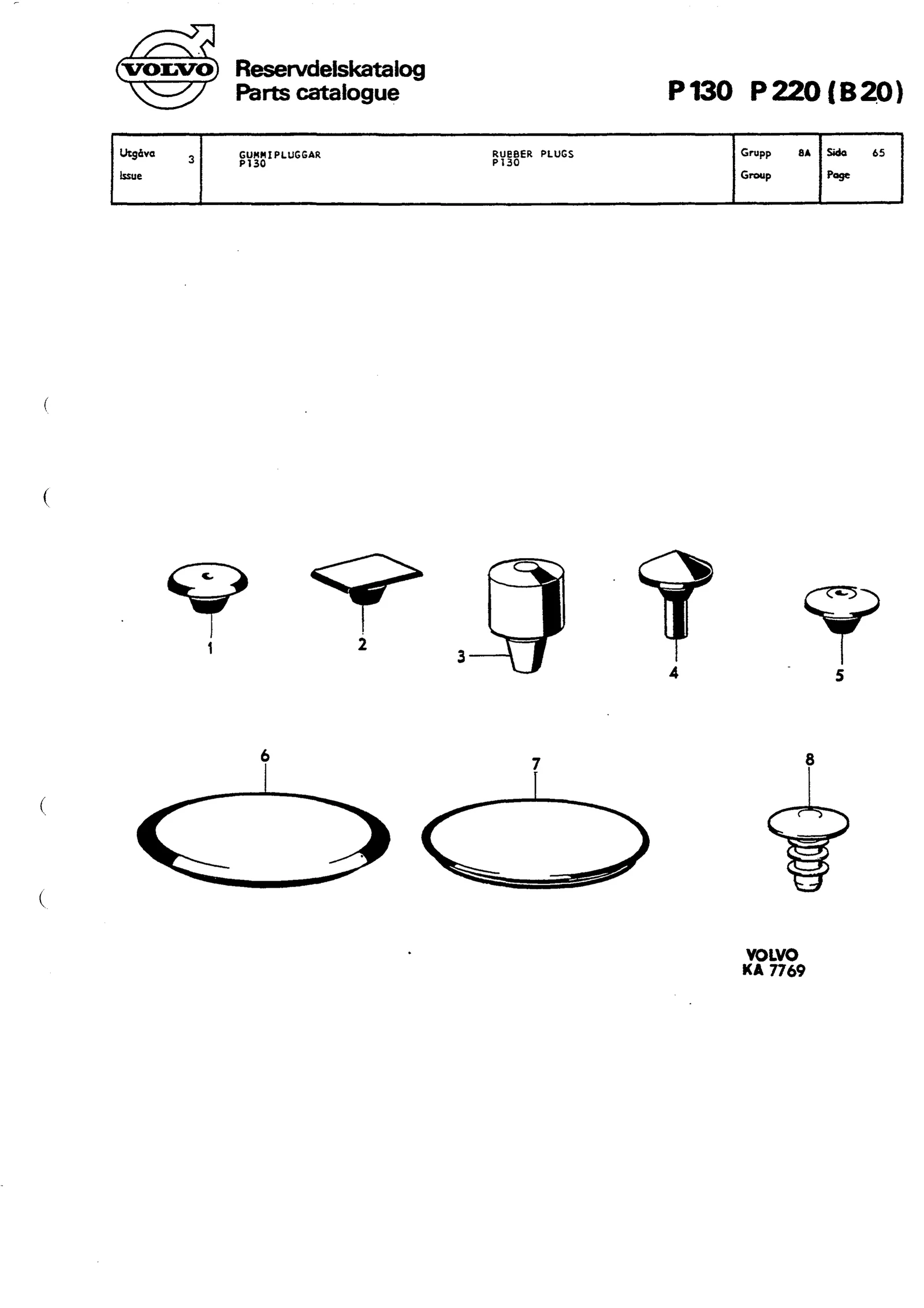 GUMMIPLUGGAR P130