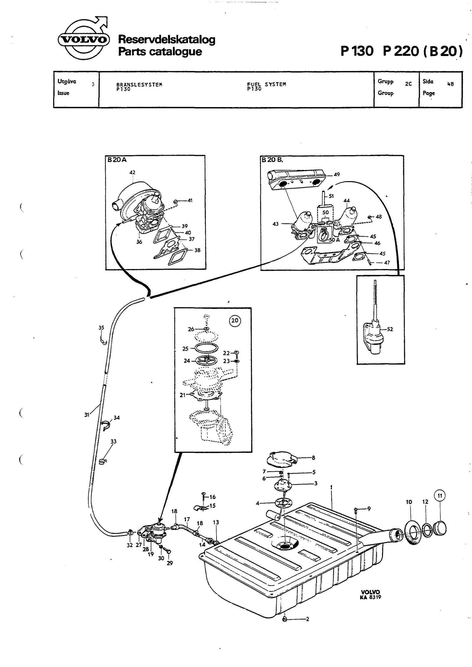 BRÄNSLESYSTEM P130