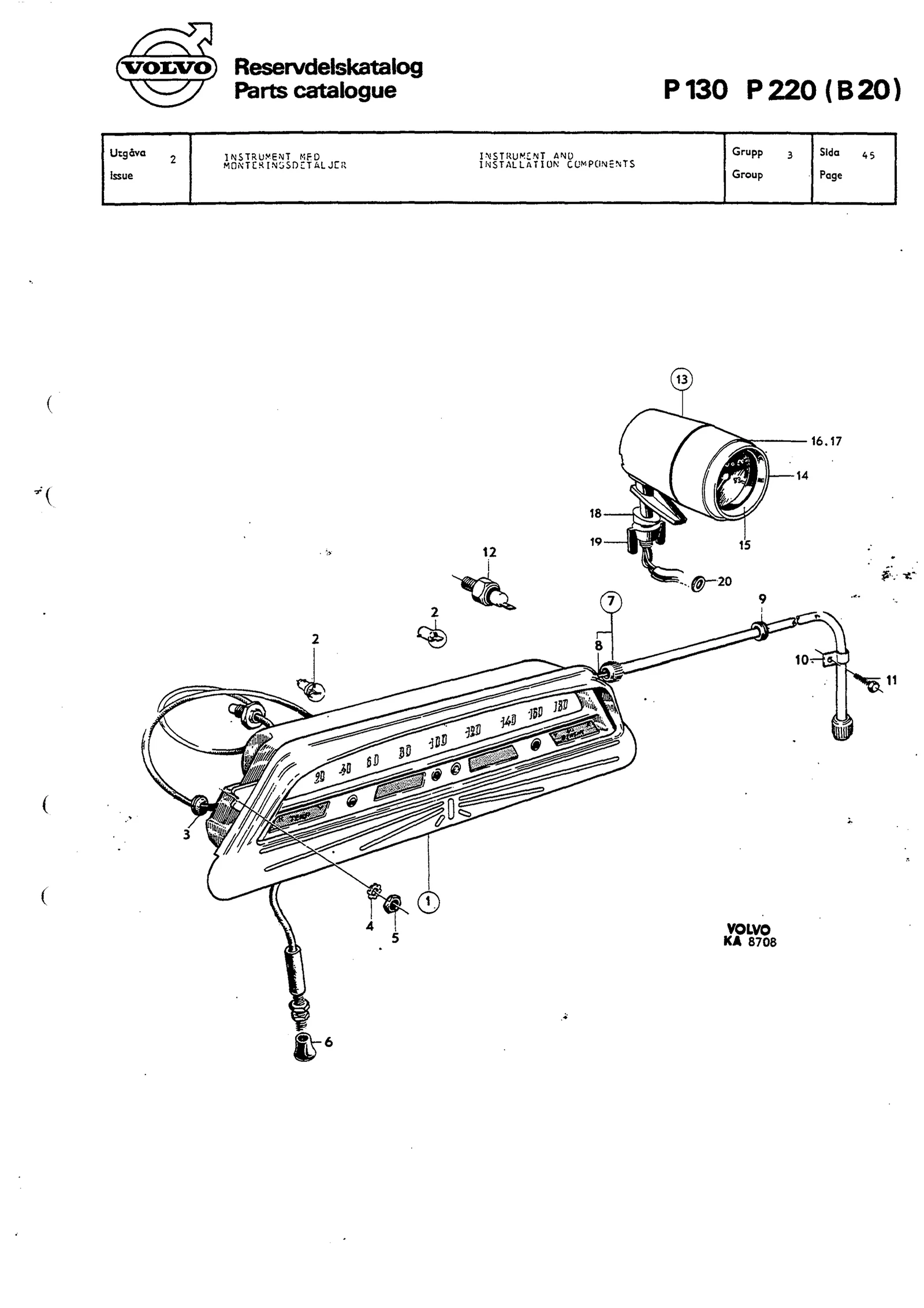 INSTRUMENT MED MONTERINGSDETALJER