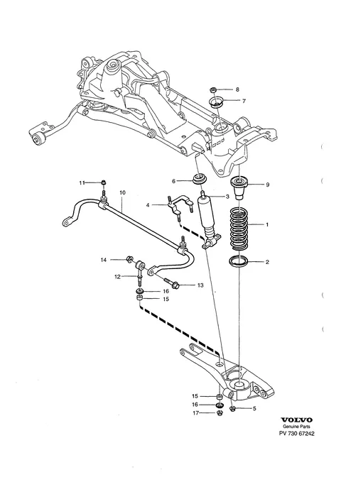 Rear suspension