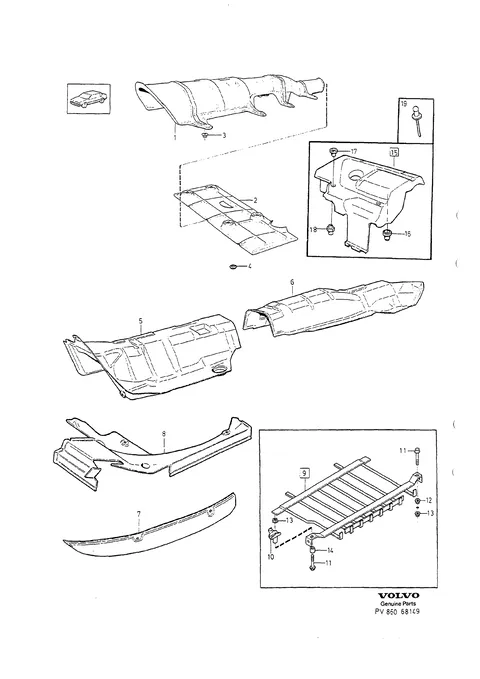 Guard plates, heat shields