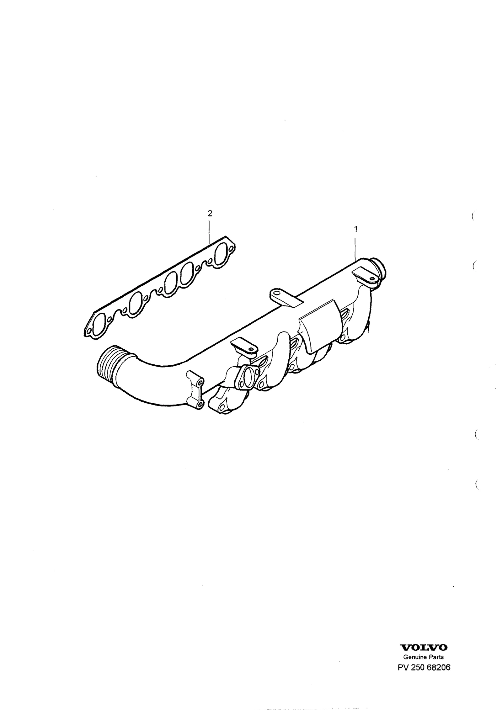 Innsugsrør til Volvo S70/V70/C70 · Volvo C70/V70/S70