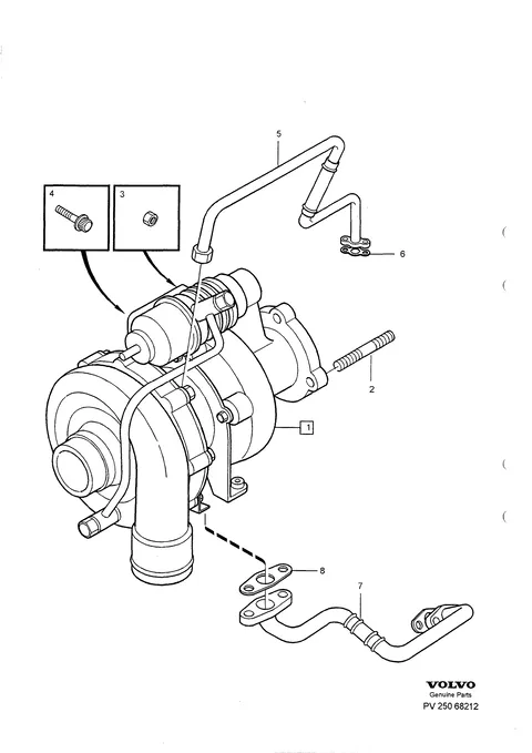 Turbo compresseur avec pièces de raccordement · 227