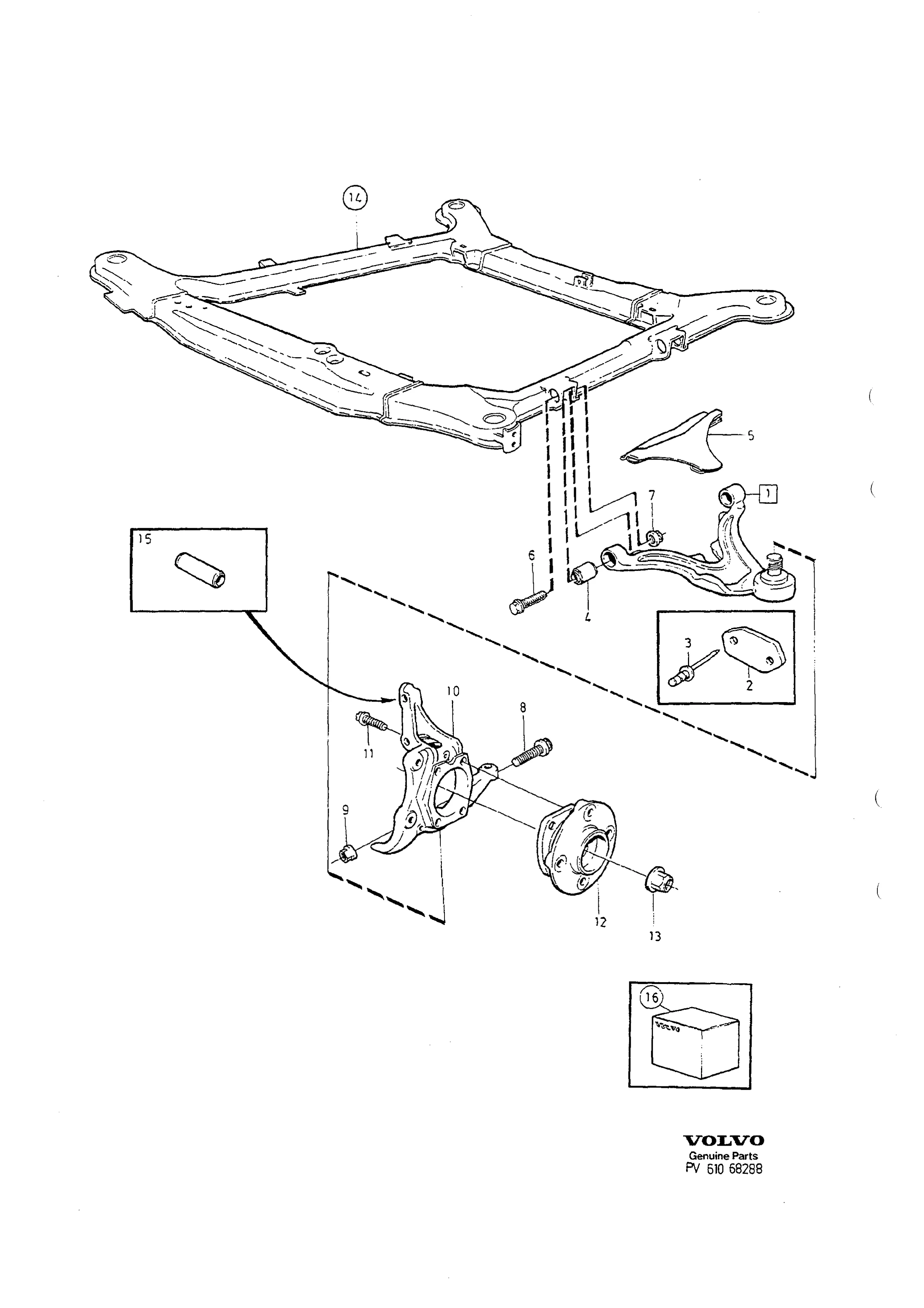 FRAMHJULSUPPHÄNGNING