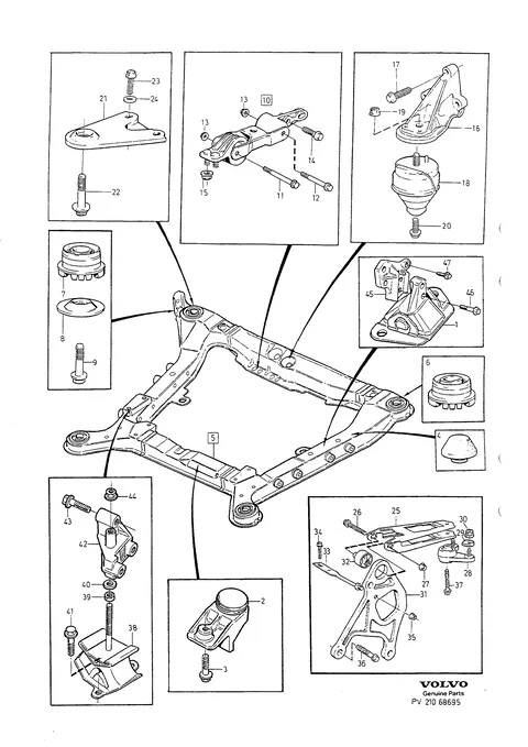 Engine mounting