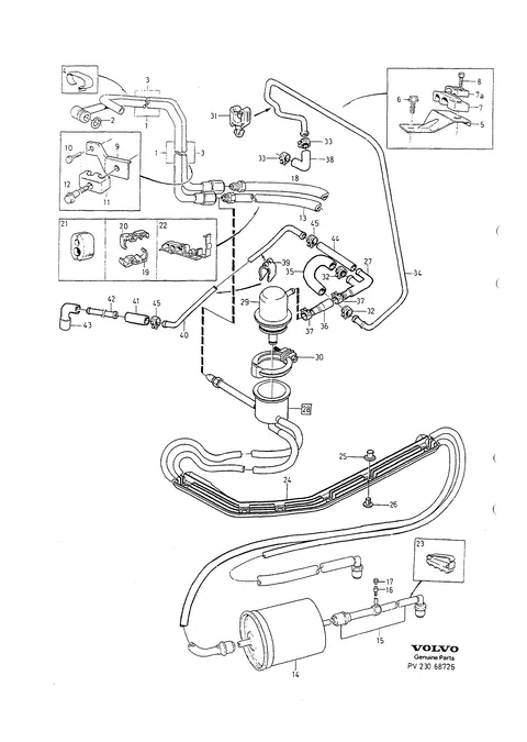 CONDUITES DE CARBURANT DU RÉSERVOIR AU MOTEUR · 163