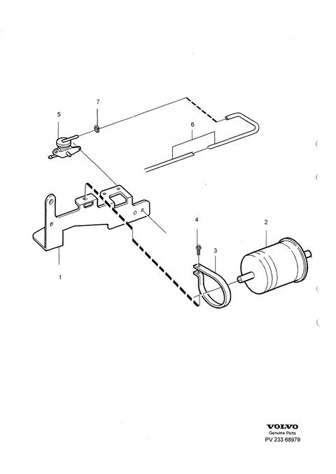 Fuel filter with fittings