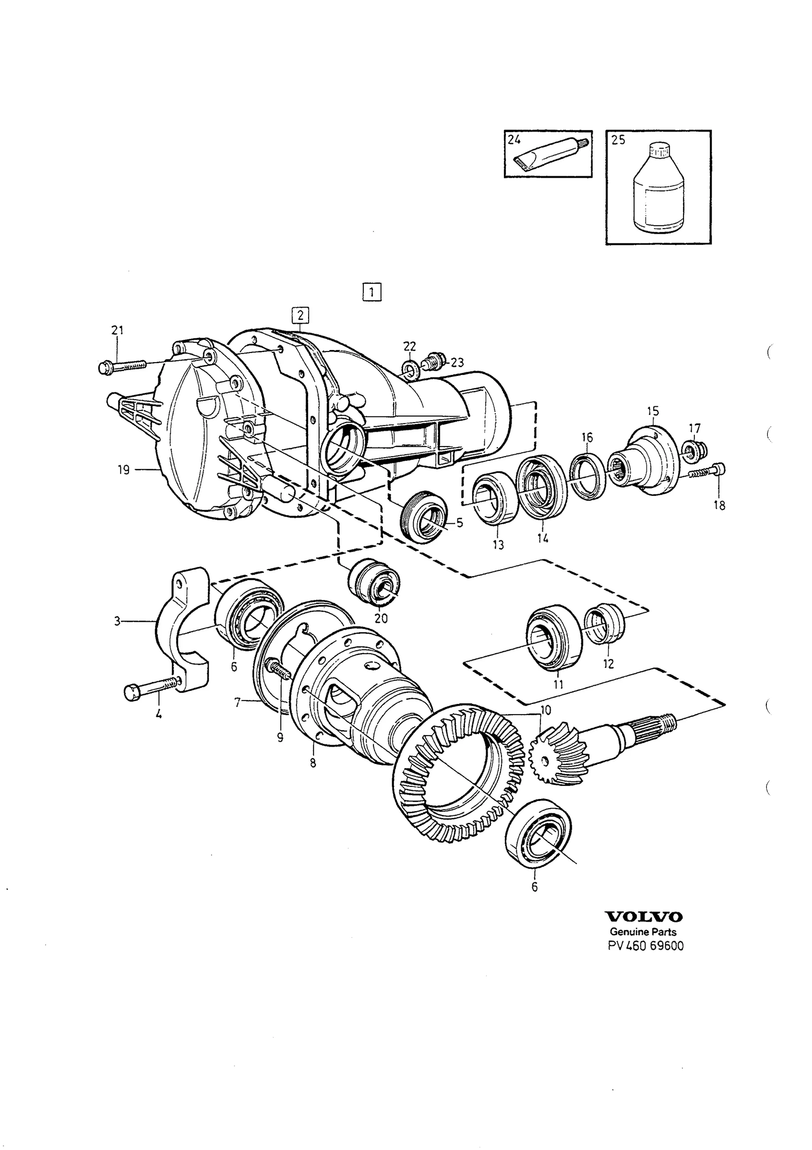 Split rear axle voor Volvo S70/V70/C70 · Volvo C70/V70/S70