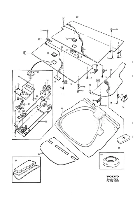 Cargo area trim