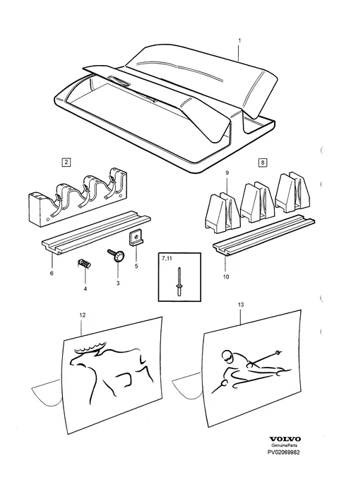Tillbehör – V70 SKIER/OUTDOOR