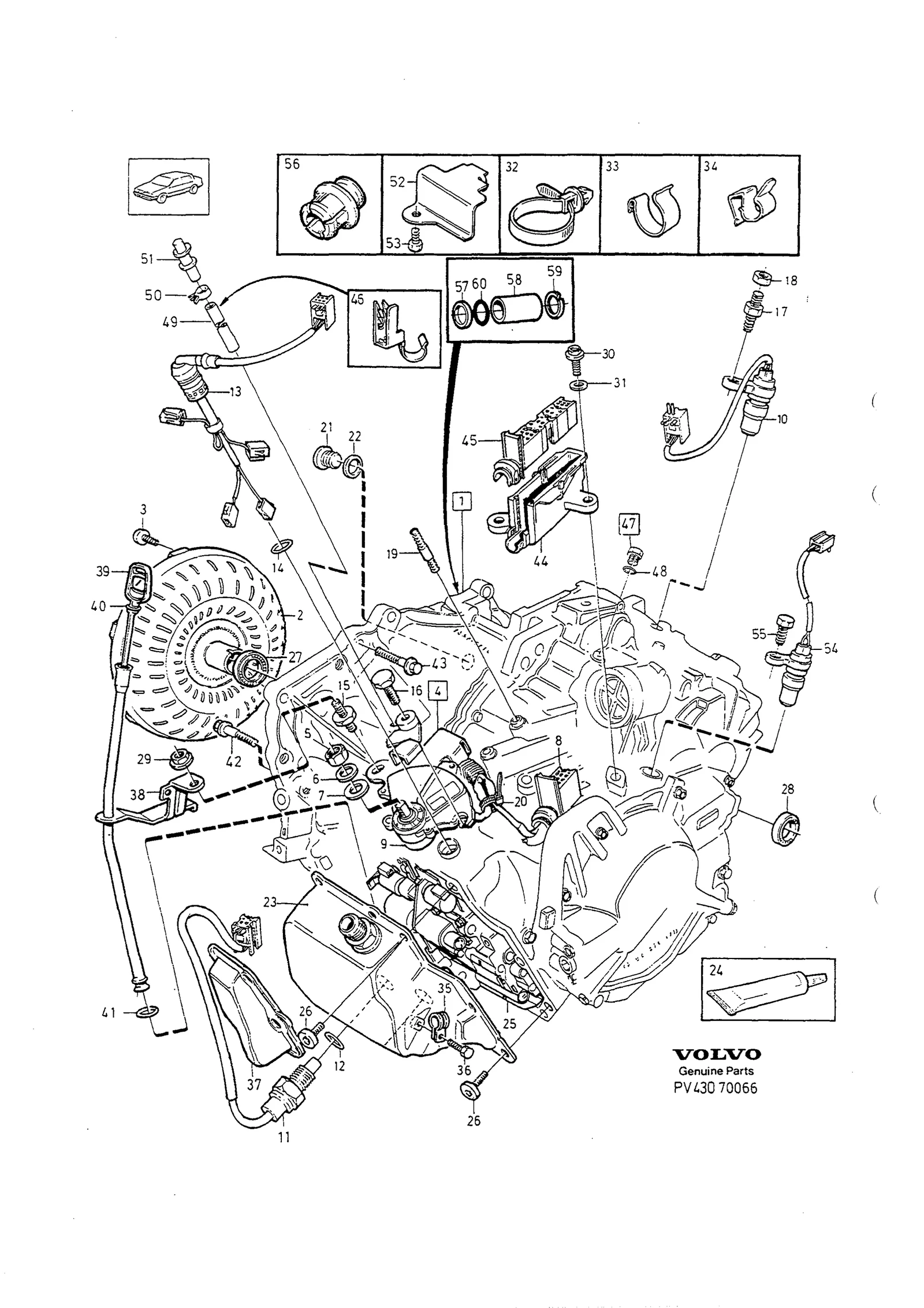 Gearbox, automatic pour Volvo S70/V70/C70 · Volvo C70/V70/S70