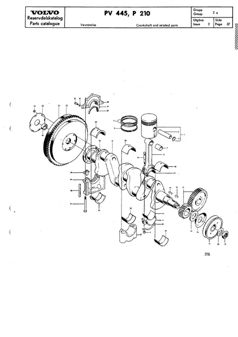 Crankshaft and related parts