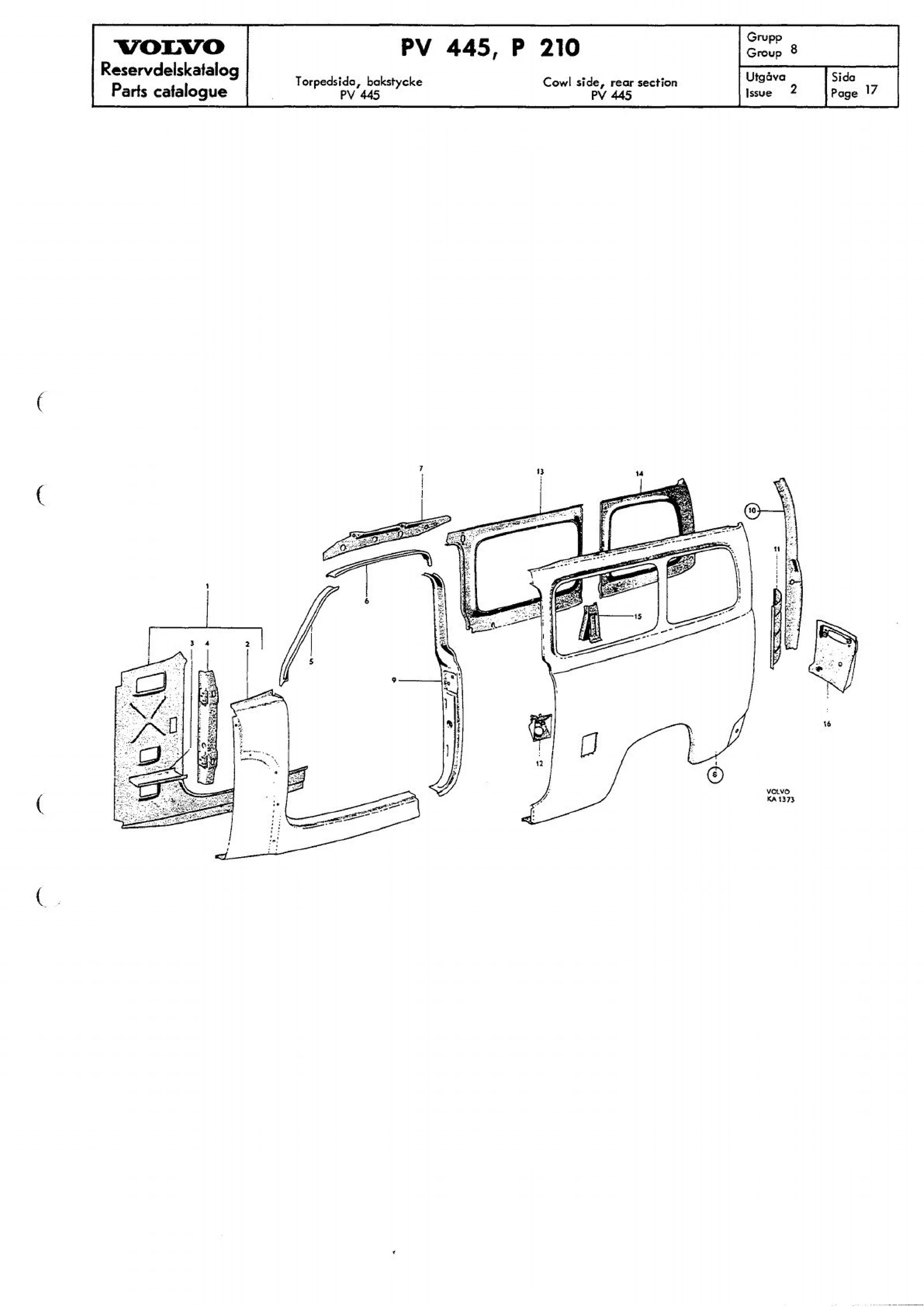 Torpedsida, bakstycke PV 445