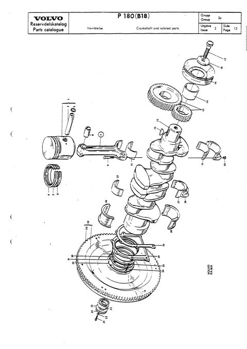 Crankshaft and related parts