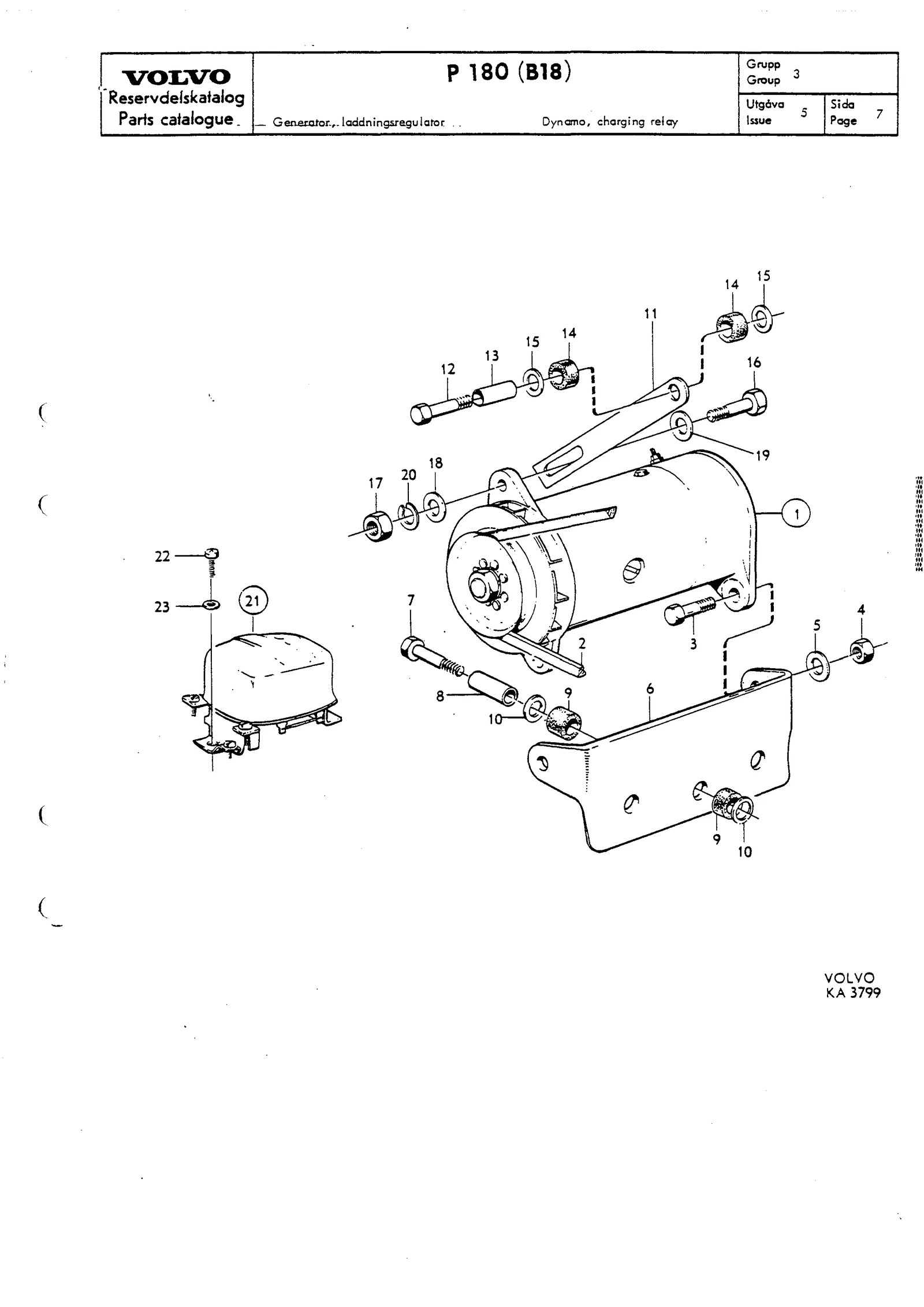Generator, laddningsregulator