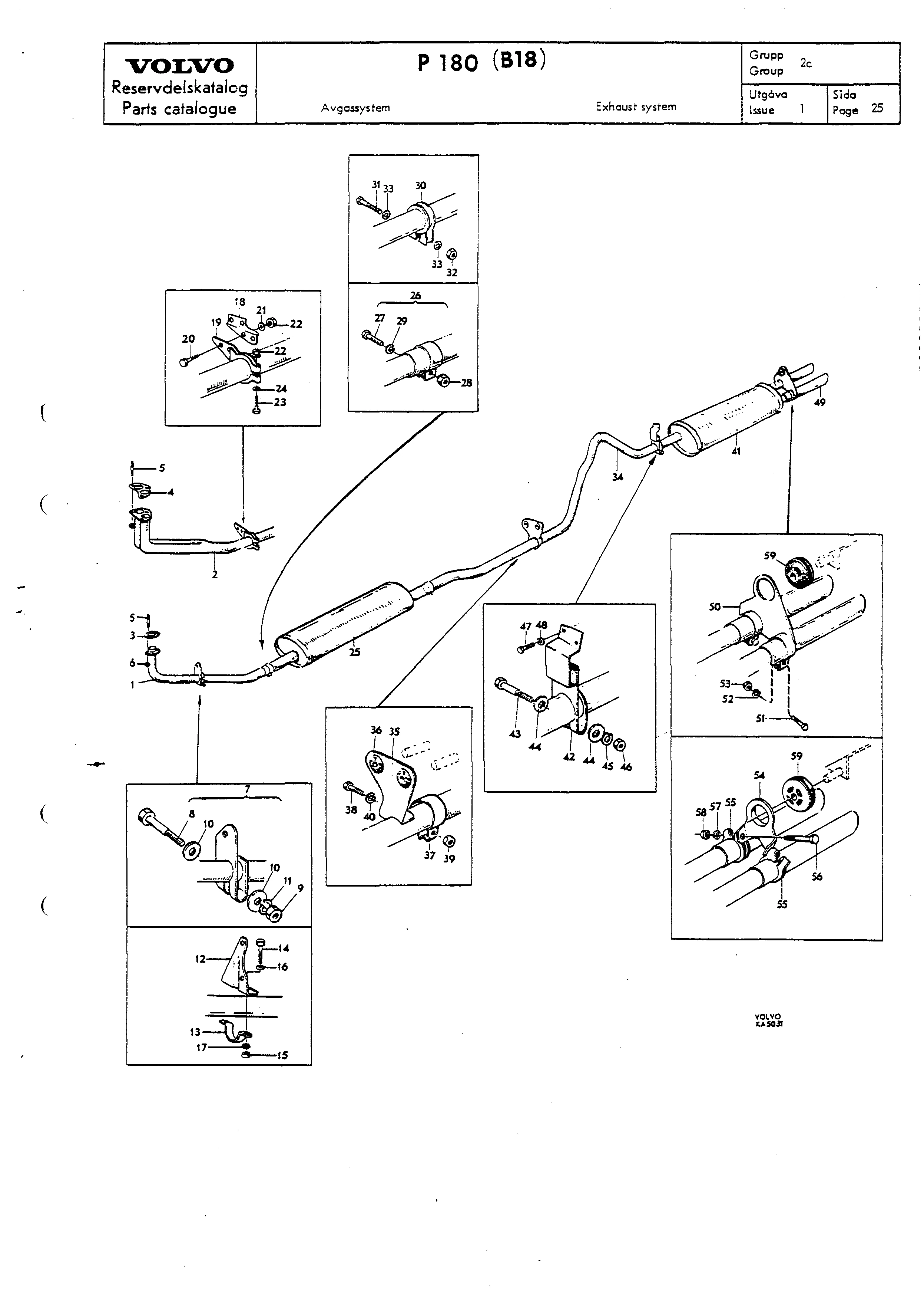 Avgassystem