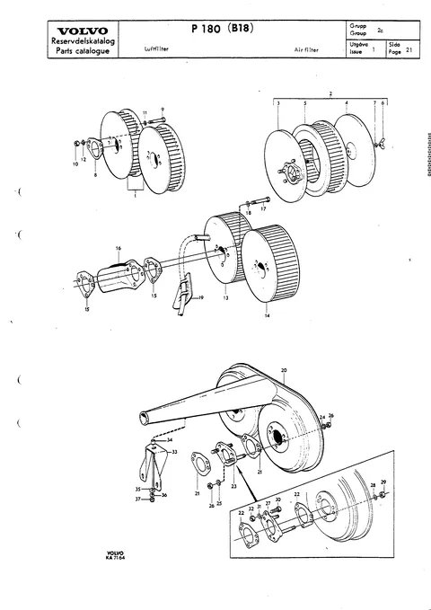 Air filter 1)