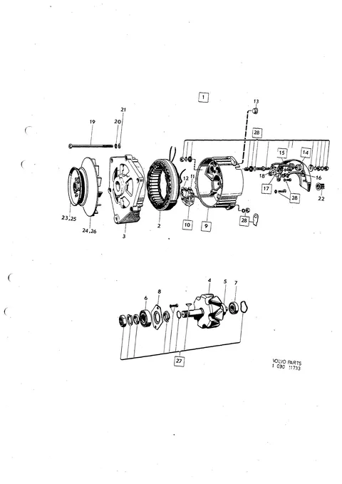 Alternator 241527, 241735, 243793