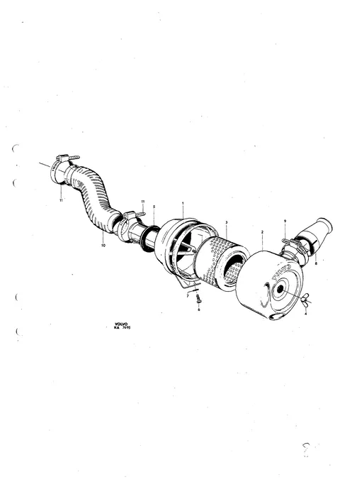 Air filter fuel injection engine