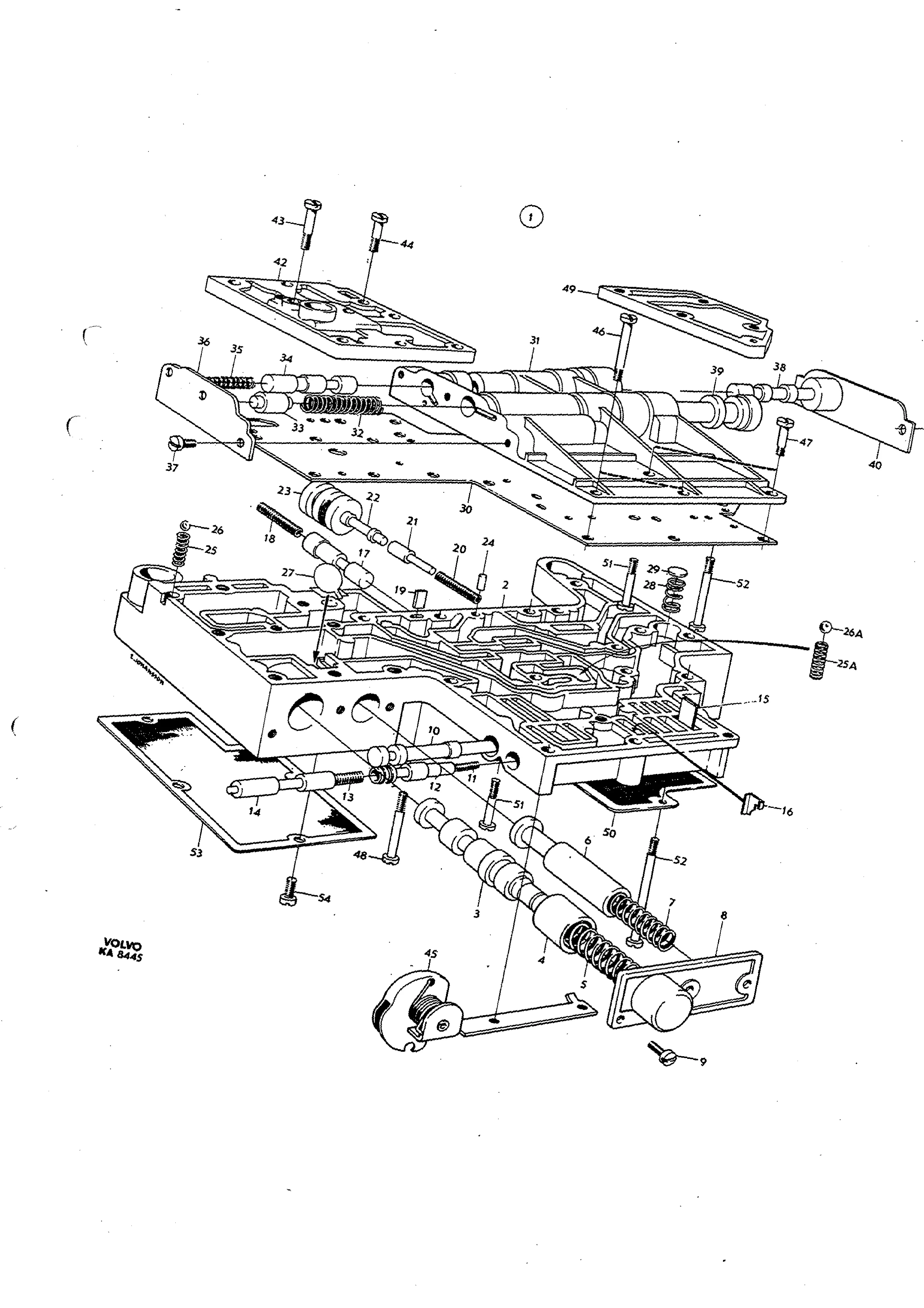 Växellåda, BW35 Kontrollsystem