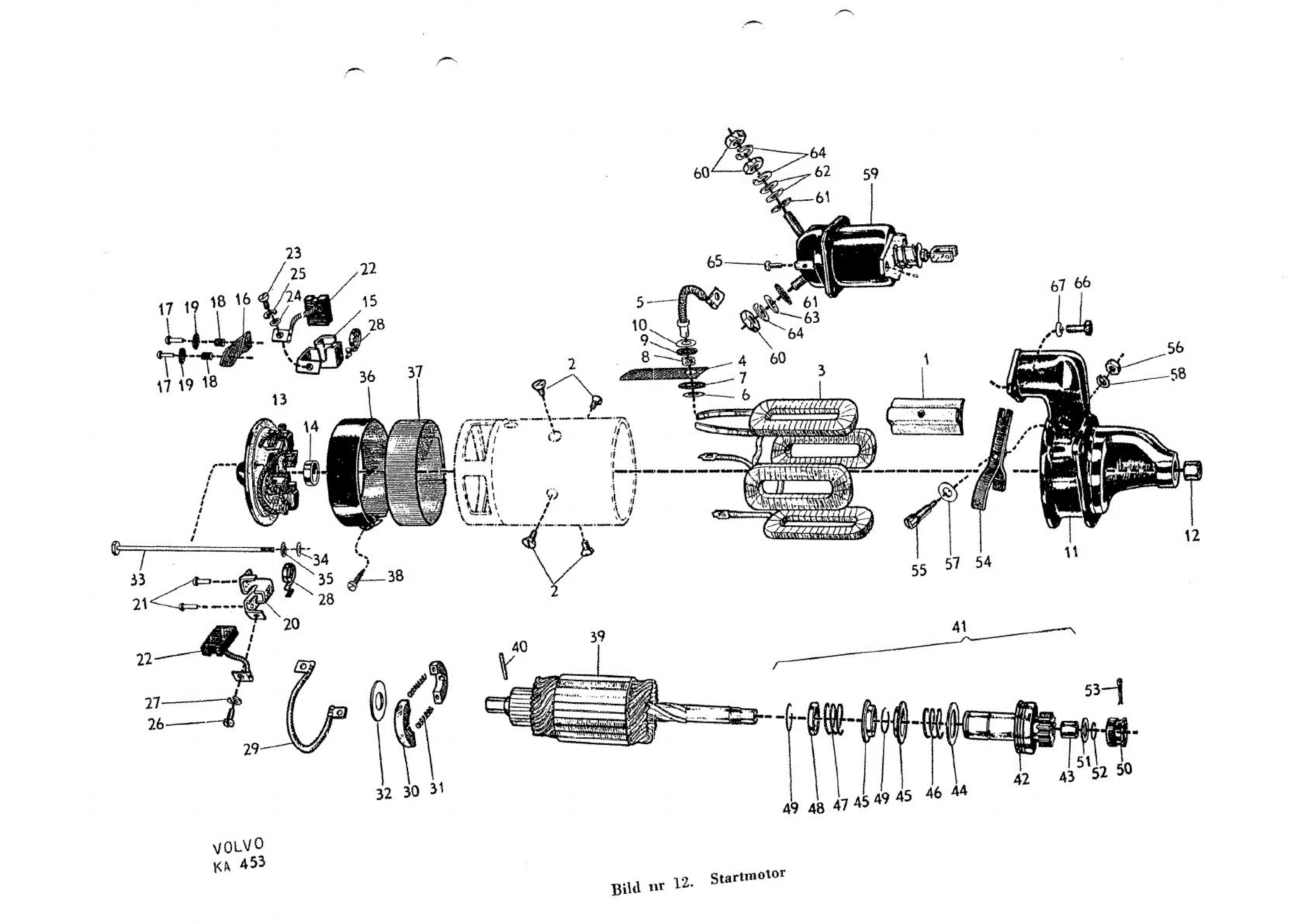 Elektrisk utrustning Startmotor