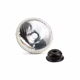 Headlight 7-inch flat lens H4 for Volvo Amazon, Amazon kombi, 140, 1800