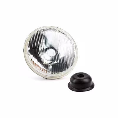 Hauptscheinwerfer 7 Zoll Flachglas H4 für Volvo Amazon, Amazon Kombi, 140, 1800, Volvo OE 1212963