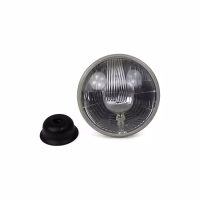 Scheinwerfereinsatz 7 Zoll H4 mit Standlicht für Volvo 140, Amazon, 1800, Volvo OE 241068
