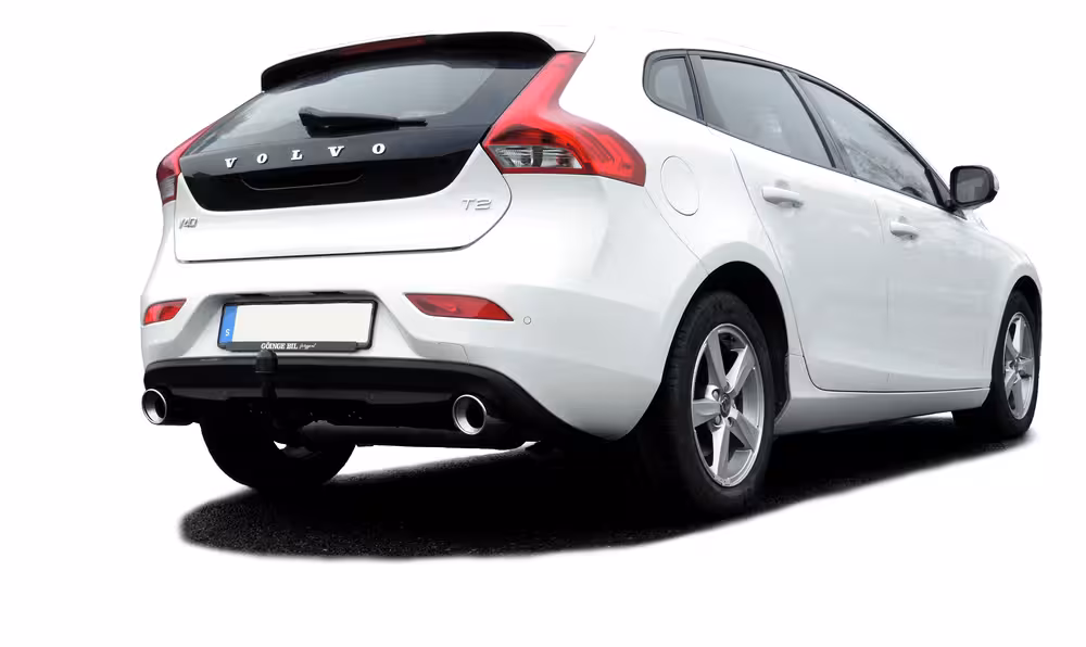 Eksosanlegg til Volvo V40, 2WD, T5, 2013-2015, etter katalysator, konkurransesystem