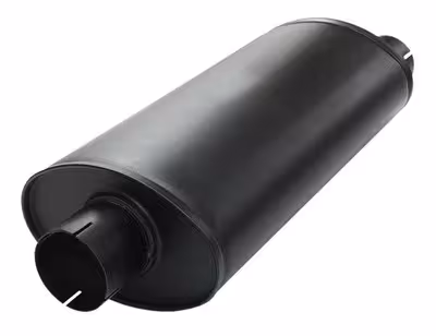 Ljuddämpare, Dämpare Turbo 76, L=500 mm, oval, muffar, universal